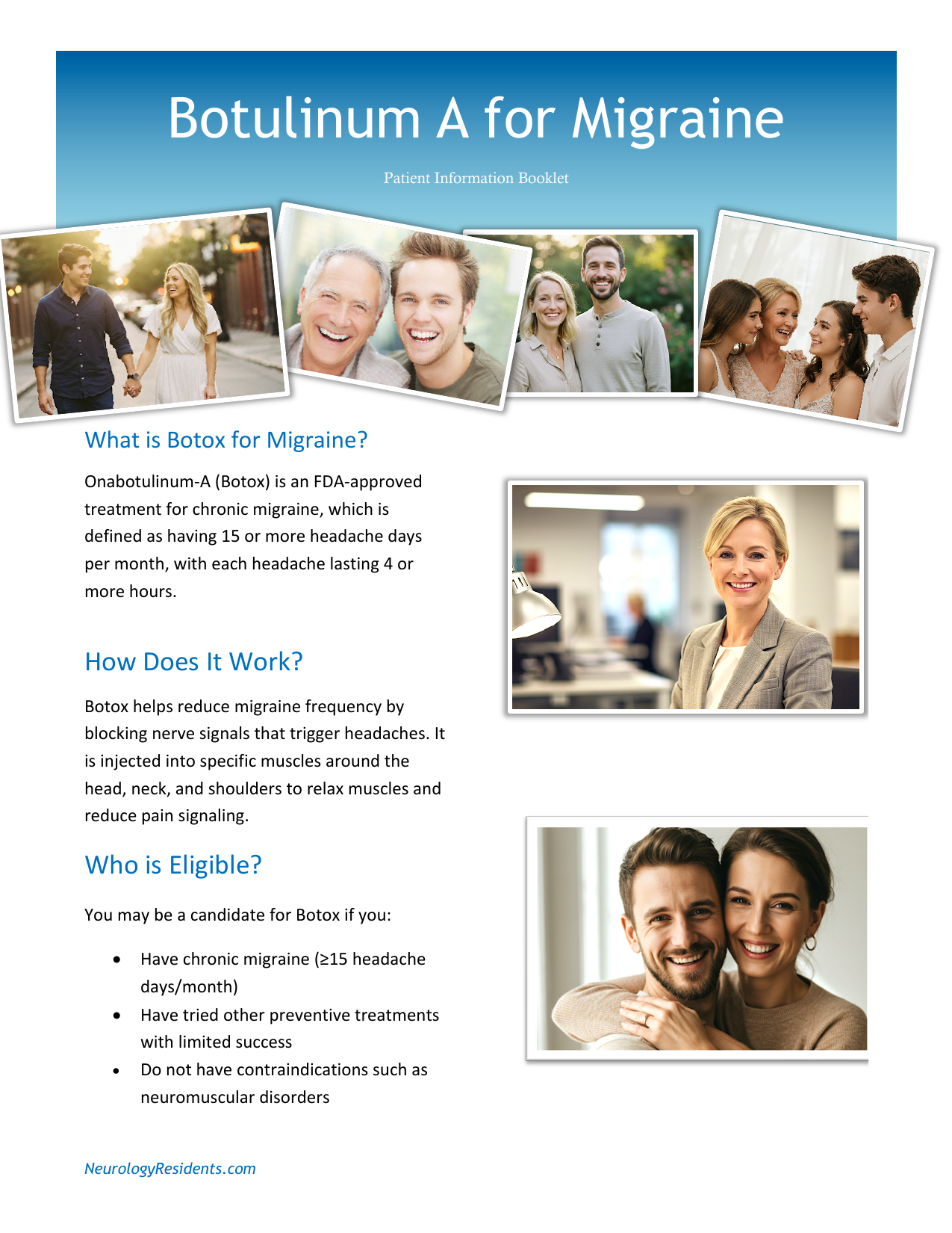 Botox for Migraine Handout