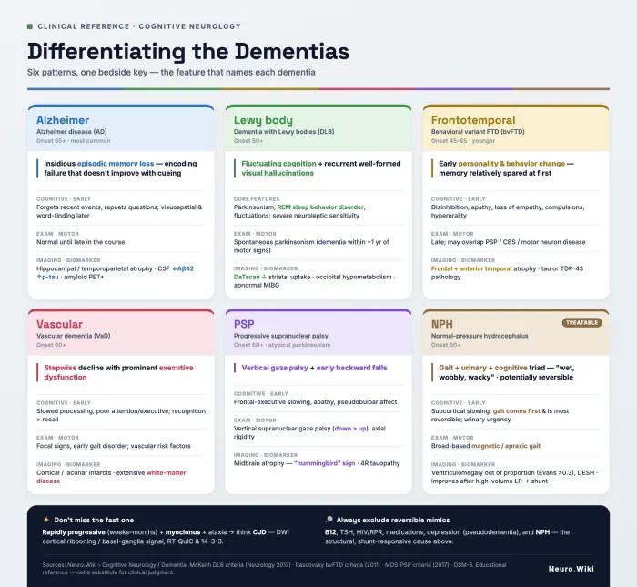 Differentiating the Dementias