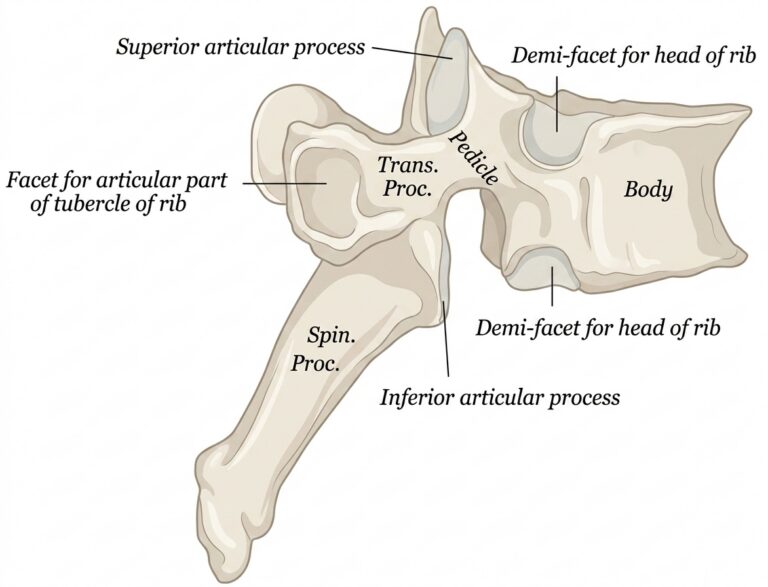 Thoracic vertebra