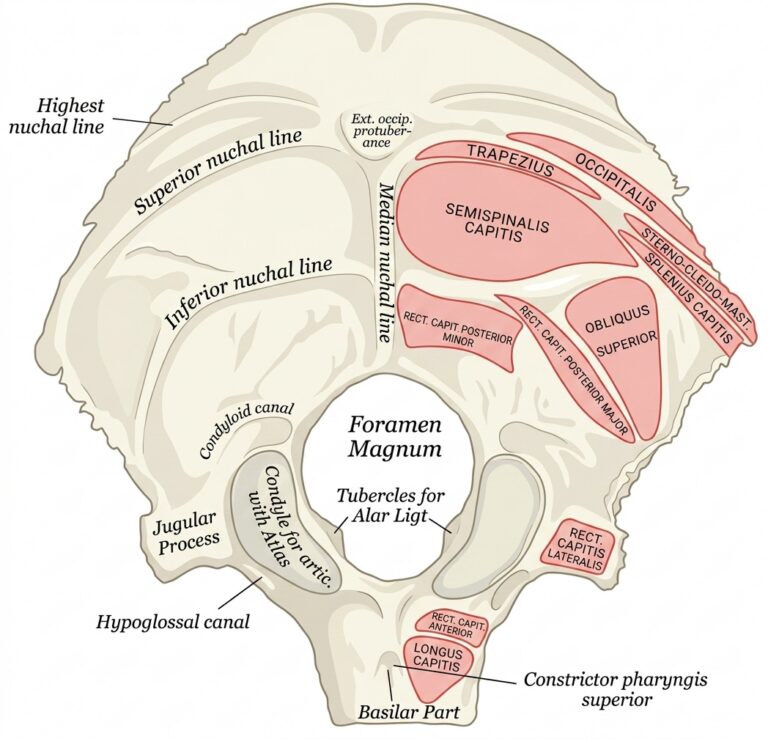 Occipital bone outer