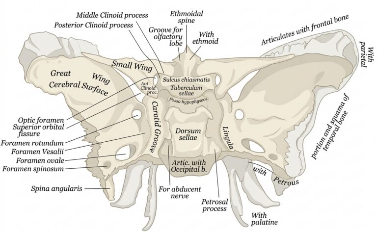 Sphenoid bone upper