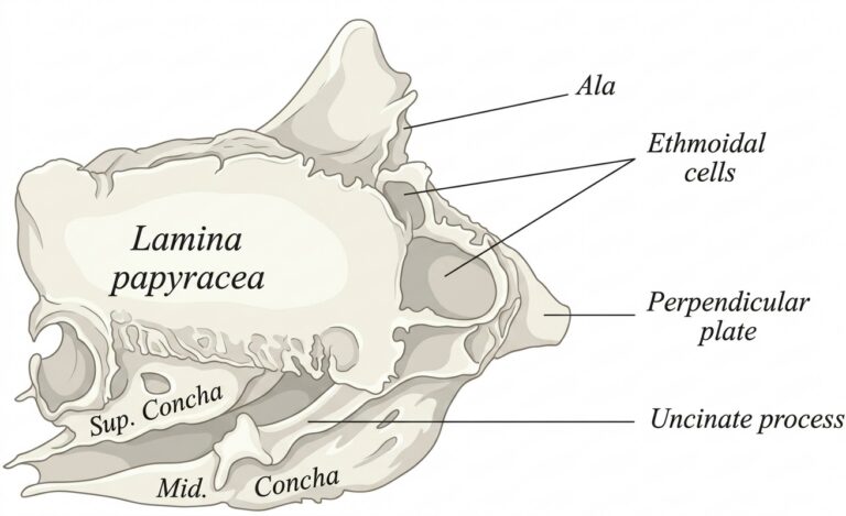 Ethmoid bone right side