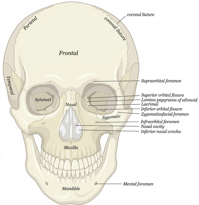 Skull front