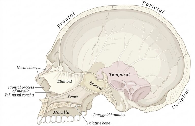 Sagittal skull