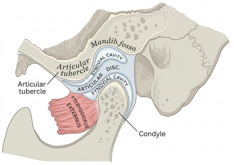Sagittal articulation mandible