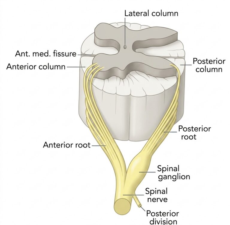 Formation spinal nerve roots cord (1)