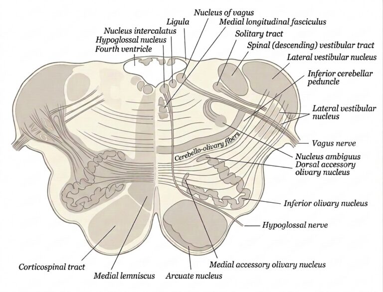 Cranial nerve nuclei brainstem
