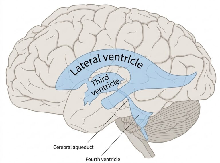 Relations ventricles brain
