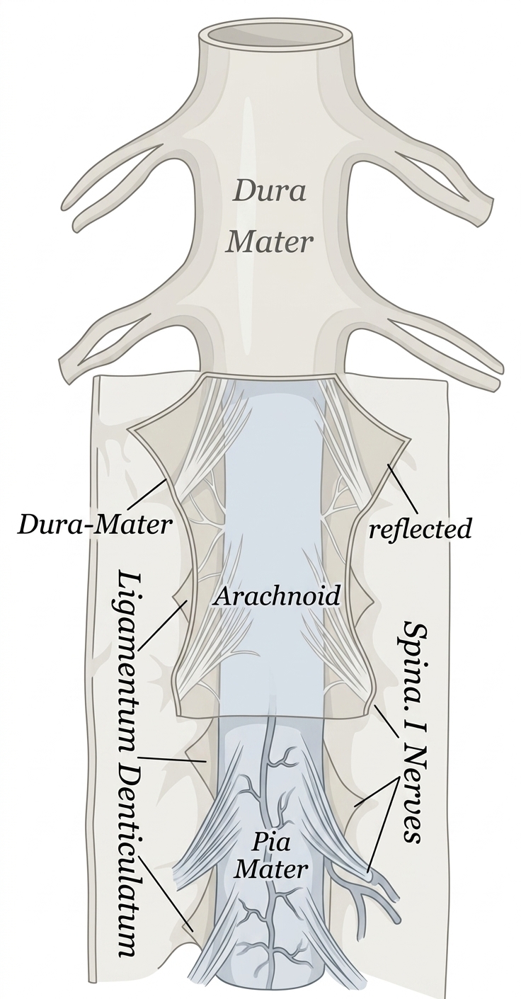 Medulla spinalis its membranes