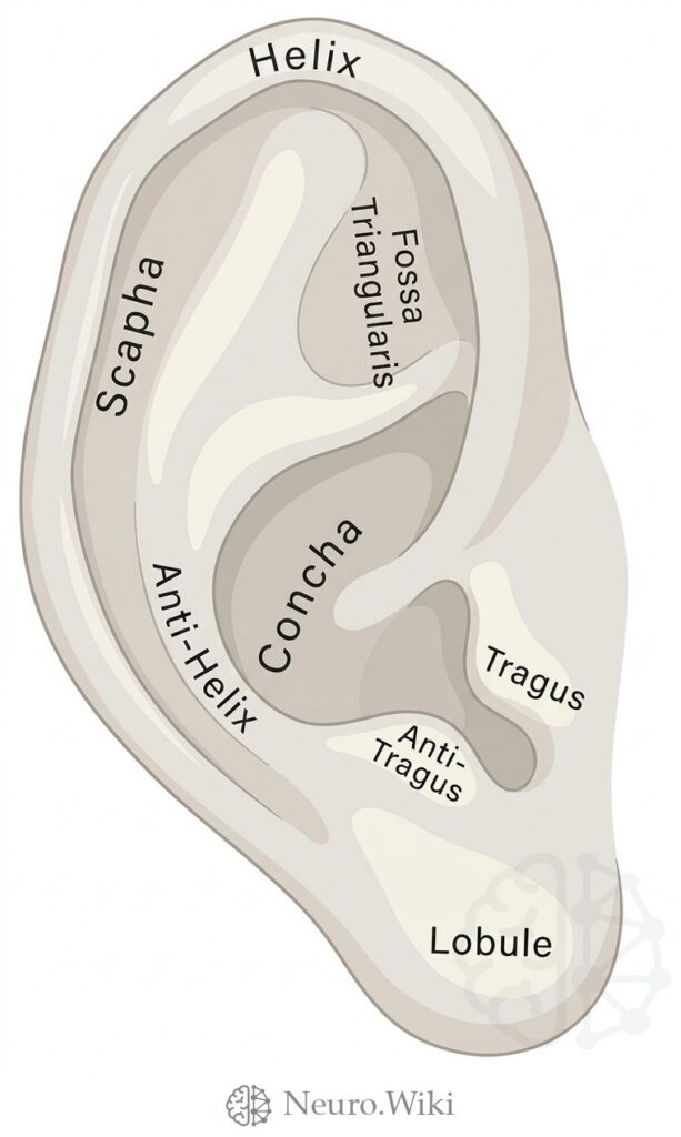 Lateral surface of the auricle — Special organs